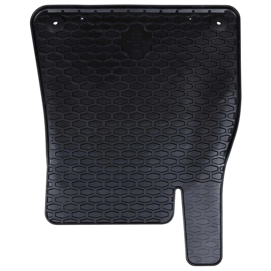 Tappetino per Auto 4 pz Nero Gomma CFW4154379