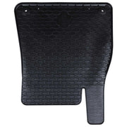 Tappetino per Auto 4 pz Nero Gomma CFW4154379