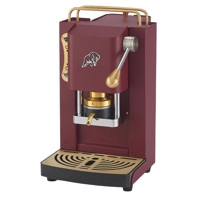 FABER PRO 3.0 ESSENTIAL CHERRY RED BRASS - MACCHINA CAFFÃ A CIALDE