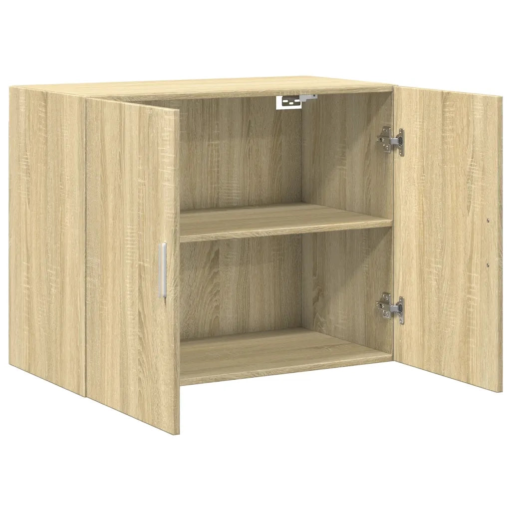 vidaXL Mobile a Parete Rovere Sonoma 80x42,5x64 cm Legno Multistrato