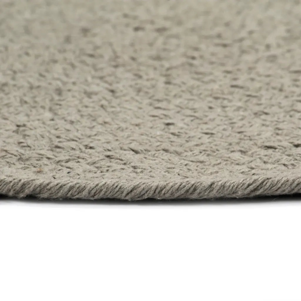 vidaXL Tovagliette 4 pz Grigio Neutro 38cm Rotonde in Cotone