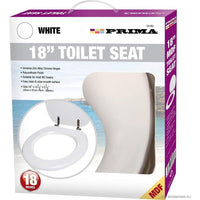 Prima 23130c - sedile wc in mdf, 45 cm, colore: bianco