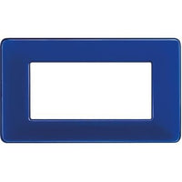 Placca Bticino Matix 4 moduli cobalto AM4804CBU