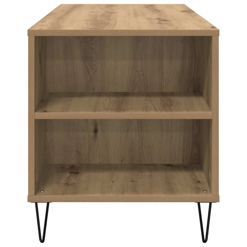 Tavolino da salotto Rovere artigianale 102 x 44,5 x 50 cm