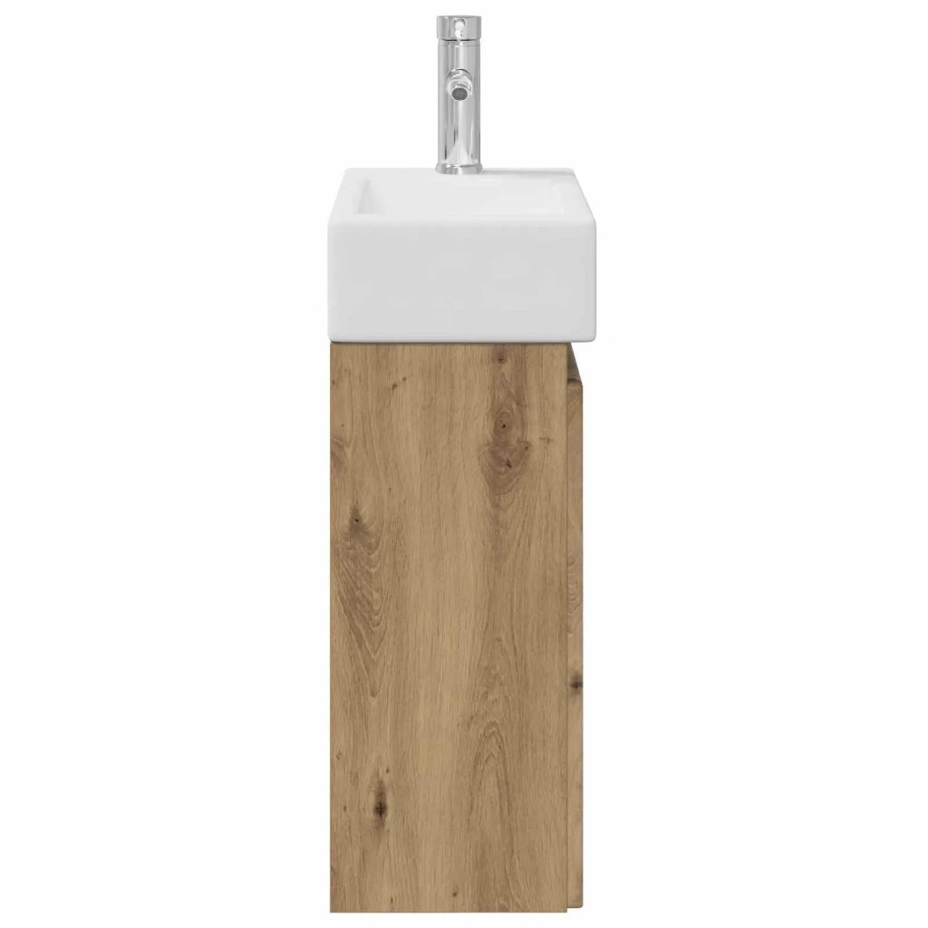 Mobile bagno con rubinetto Rovere Artigianale 889460