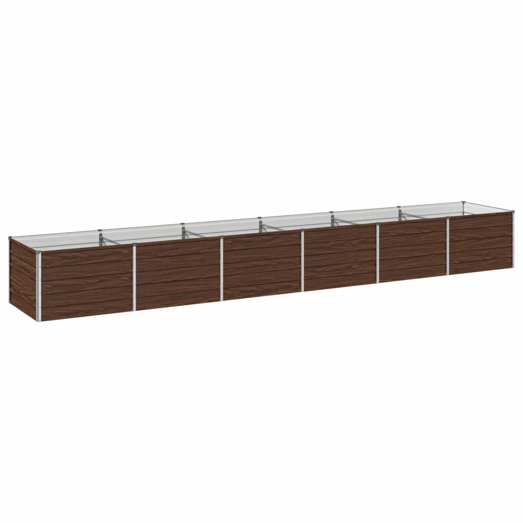 Letto rialzato da giardino Nero 480 x 80 x 55 cm 8006440