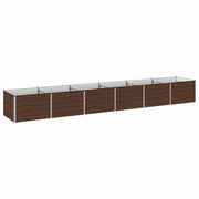 Letto rialzato da giardino Nero 480 x 80 x 55 cm 8006440