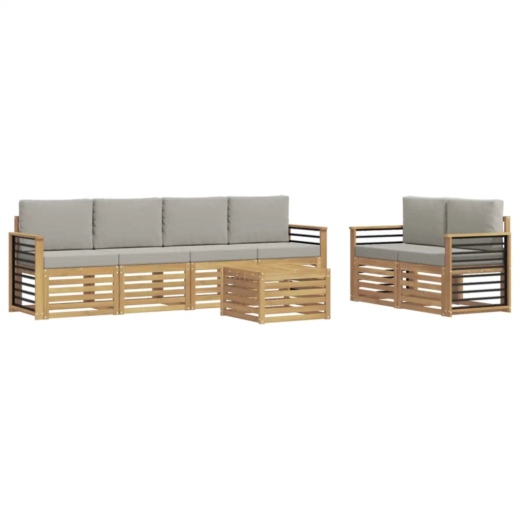 Set divani Legno di Acacia Massello