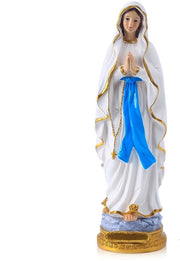 Statua di Maria 22cm, dono religioso Statua della Madonna, statua di cera di Maria per decorazione religiosa e uso interno