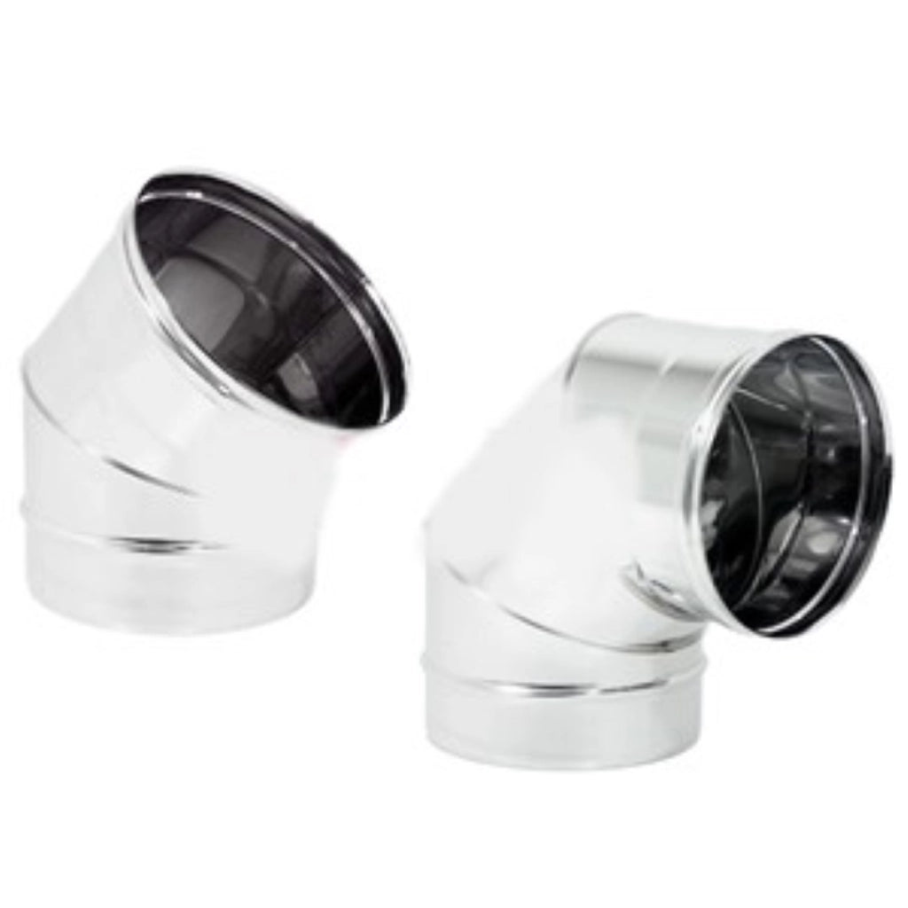 Curva Inox 45° Diametro 80 304L - Zinco Calabria