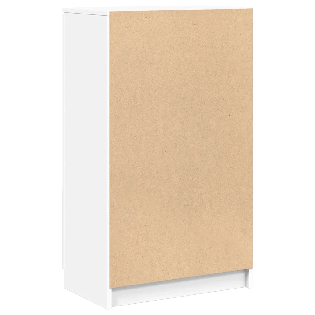 Scarpiera Bianca 59x35x100 cm in Legno Multistrato cod mxl 48630