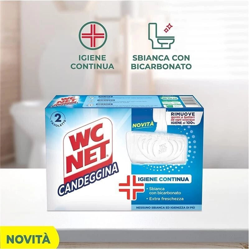WC NET 2 PZ TAVOLETTE IGIENIZZANTI CON CANDEGGINA