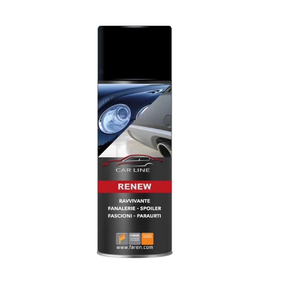 RENEW ravvivante per carrozzeria elimina macchie e opacità fanalerie spoiler fascioni paraurti 400 ml