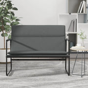 Panca-Sgabello Grigio Scuro 100x64x80 cm in Tessuto