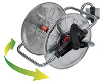 Avvolgitubo Manuale da Muro 50 mt in Acciaio Zincato 130 IT Agrati