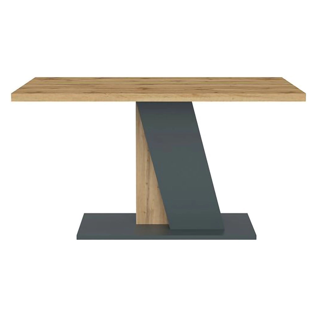Livani, Tavolo Fisso 6 Posti, 138x90x76h cm Marrone Rovere Nodi