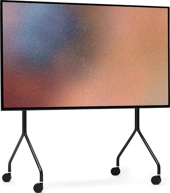 Scaffale TV con Ruote - Adatto per Televisori da 40 a 70 pollici - Scaffale TV Rullabile - Mobili TV per Salotto - Stand per Monitor e TV - Scaffale TV con Ruote Rullabile in Nero