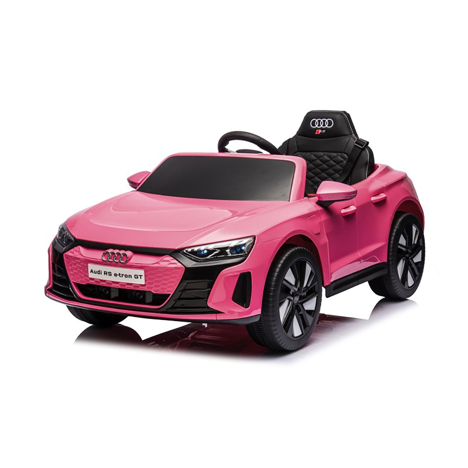 Macchina Elettrica per Bambini 12V Licenza Ufficiale Audi RS E-Tron GT con Telecomando Rosa