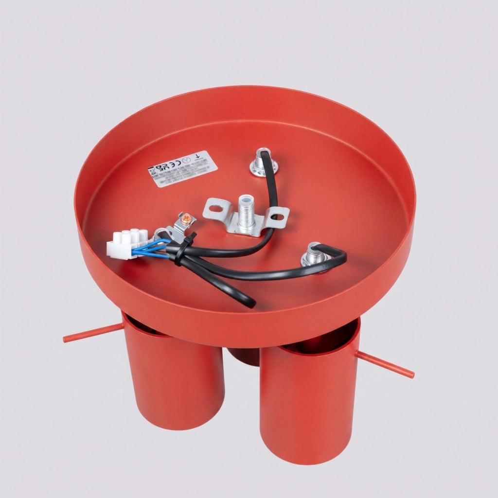 Plafoniera RING 3P rosso