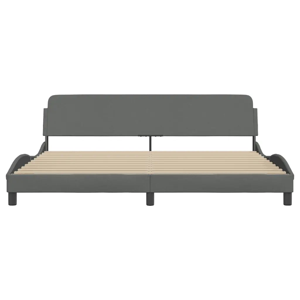 Giroletto Dover Grigio Scuro 200x200 cm Tessuto 373246