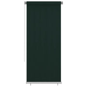 Tenda a Rullo per Esterni 100x230 cm Verde Scuro HDPE