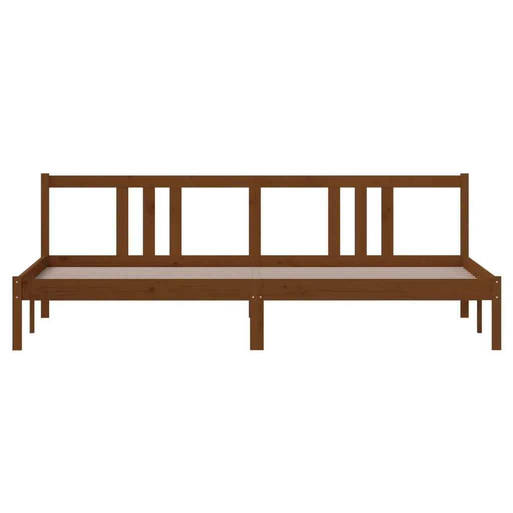 Giroletto senza Materaso Ambra in Legno Massello 200x200 cm