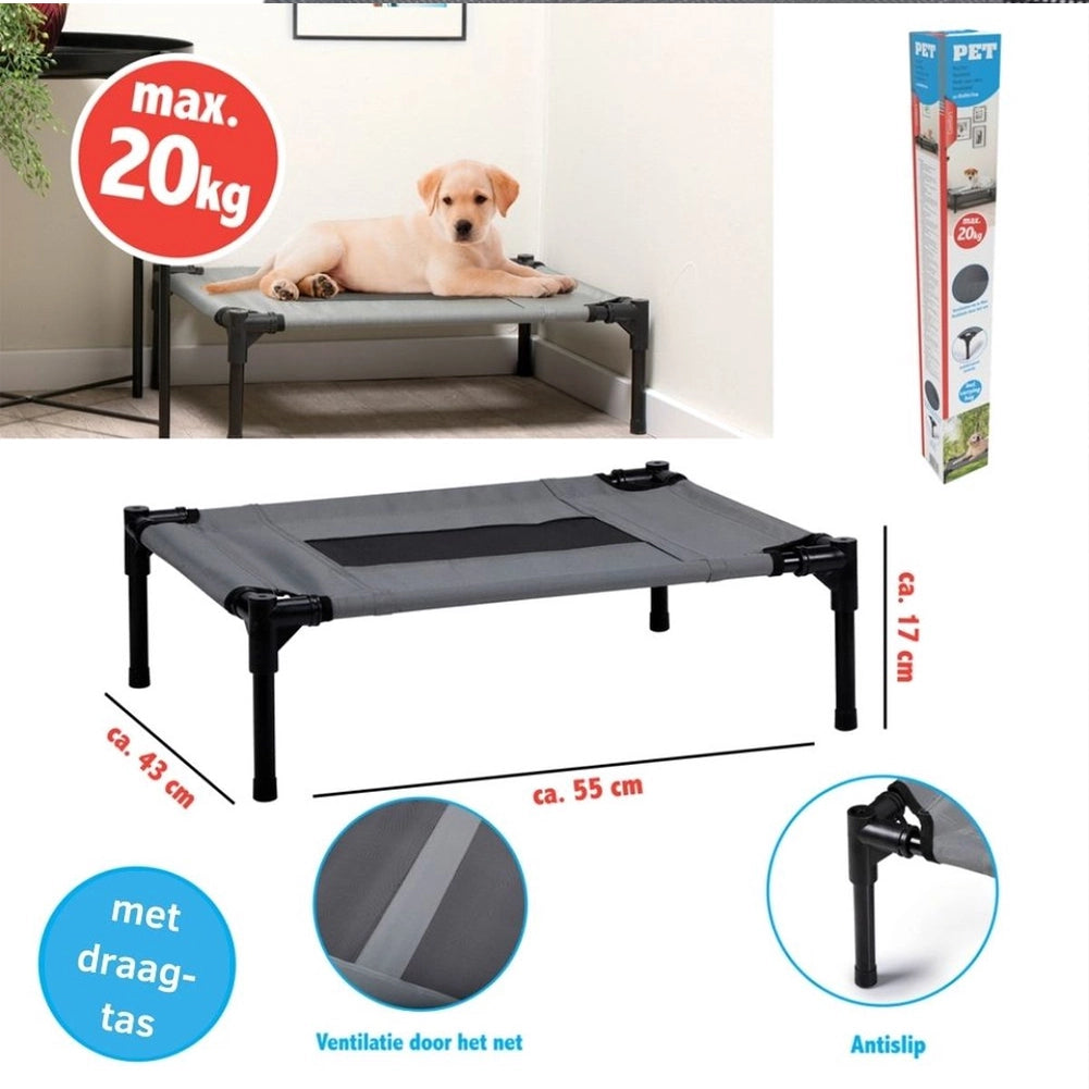Letto Cuccia per Cani Lettino Animali Domestici con Borsa per Trasporto Max 20kg