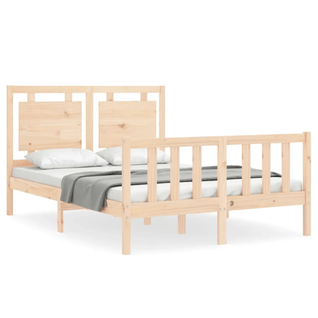 Giroletto senza Materasso-Struttura Letto 120x200 cm in Legno Massello di Pino 437237