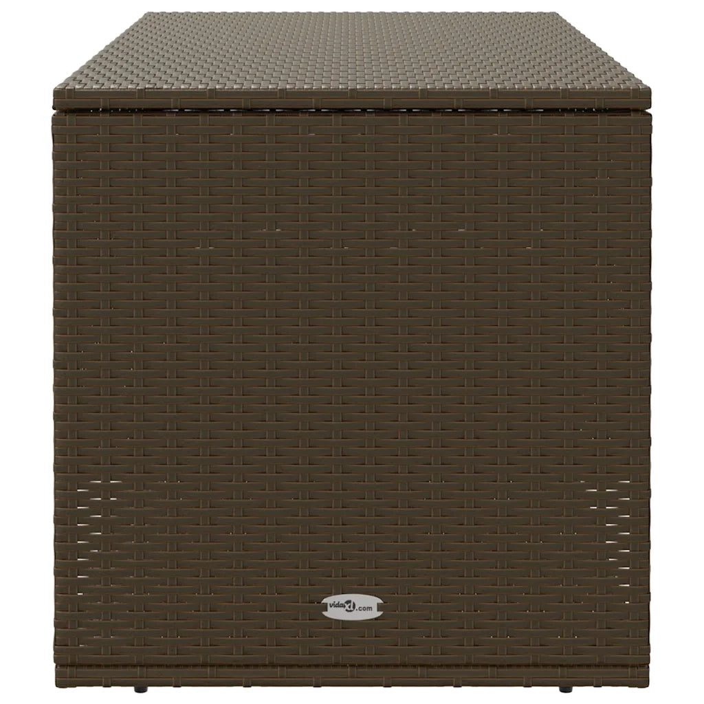 Scatola per Cuscini da Esterno Marrone 100x55x55,5cm Polyrattan CFW9795826