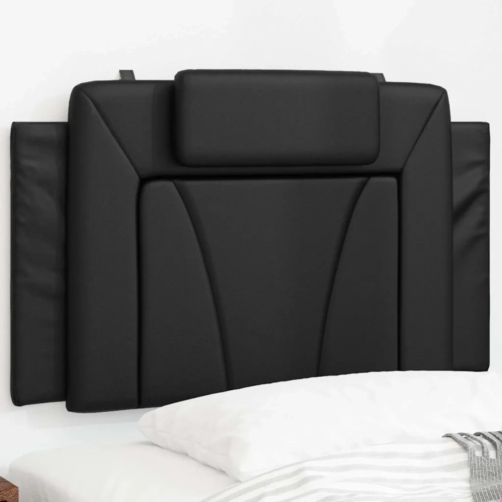 Cuscino Testiera Viana Nero 80 cm in Similpelle CFW9976598
