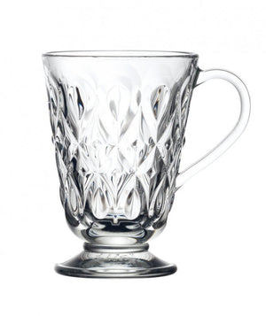 Bicchiere con manico La Rochere Lyonnais - Elegante bicchiere in vetro pressato