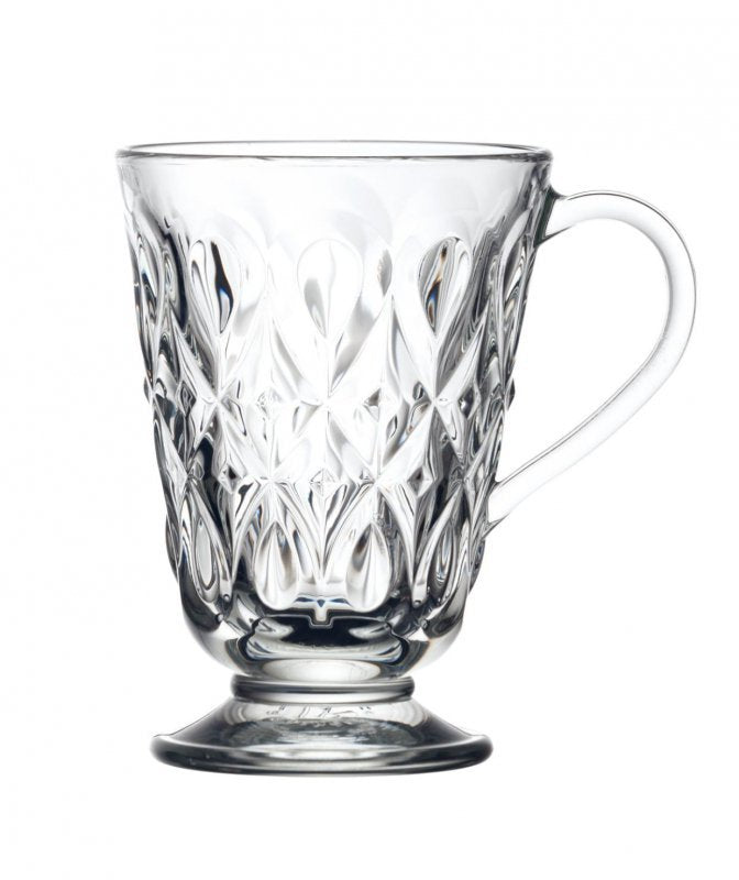 Bicchiere con manico La Rochere Lyonnais - Elegante bicchiere in vetro pressato