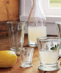 Bicchiere da long drink La Rochere Bee Maxi - Elegante bicchiere per bevande in vetro pressato