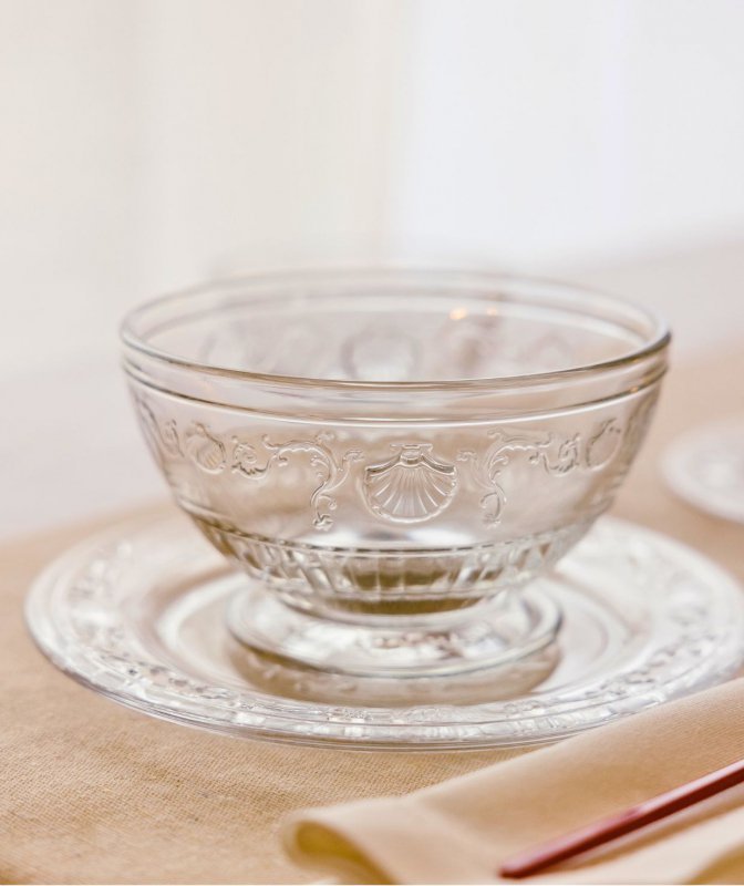 La Rochere Versailles Bowl 450 ml Piatto da portata decorativo in vetro pressato