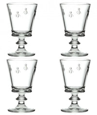 La Rochere Bee Set di 4 eleganti bicchieri pressati 240 ml