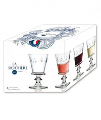 La Rochere Bee Set di 4 eleganti bicchieri pressati 240 ml