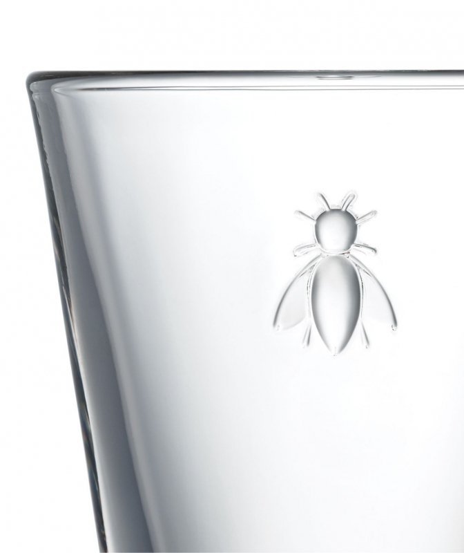 Bicchiere La Rochere Bee 240 ml con manico - Elegante bicchiere in vetro pressato