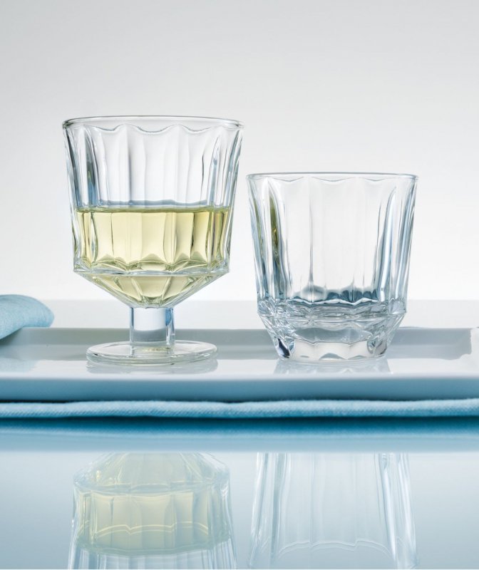 La Rochere City Glass 220 ml Elegante bicchiere da bere Art Déco