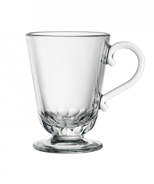 La Rochere Louison Bicchiere con Manico 210 ml - Elegante Tazza in Vetro Pressato