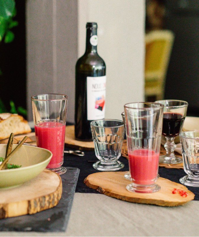 Bicchiere da vino classico a coste La Rochere Perigord da 350 ml