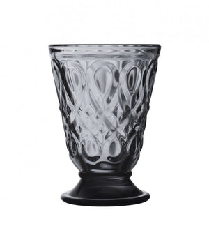 La Rochere Lyonnais Bicchiere Antracite - Eleganti bicchieri in vetro pressato