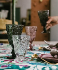 La Rochere Lyonnais Bicchiere Antracite - Eleganti bicchieri in vetro pressato