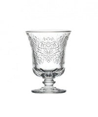 Bicchiere da bibita pressato floreale La Rochere Amboise da 220 ml