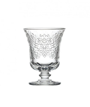 Bicchiere da bibita pressato floreale La Rochere Amboise da 220 ml