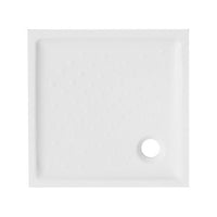 Piatto doccia quadrato in ceramica 90x90 BIANCO LUCIDO H 6 cm con antiscivolo - GIAPPONE