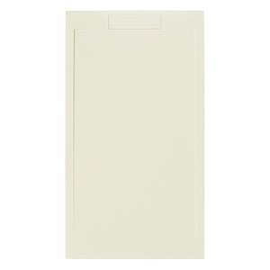 Piatto doccia rettangolare 140x100 cm effetto pietra in marmoresina EUPHORIA beige ATENE