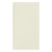 Piatto doccia rettangolare 160x90 cm effetto pietra in marmoresina EUPHORIA beige ATENE