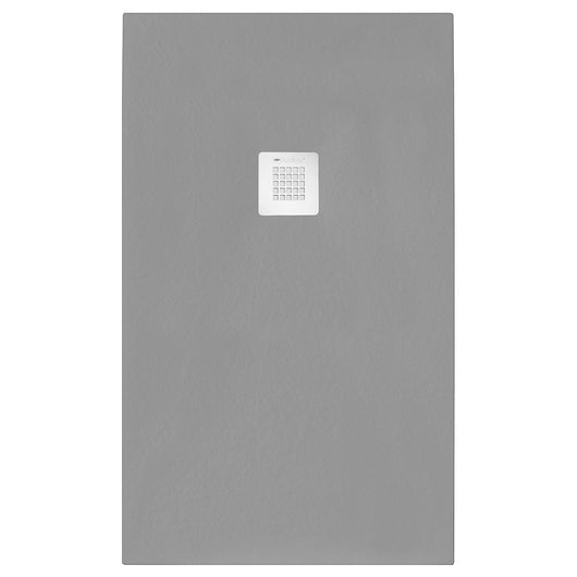Piatto doccia rettangolare 90x160 cm effetto pietra marmoresina STONE grigio cemento FRANCIA