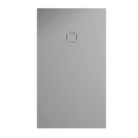 Piatto doccia rettangolare 90X180 cm effetto liscio marmoresina HARMONY Cemento