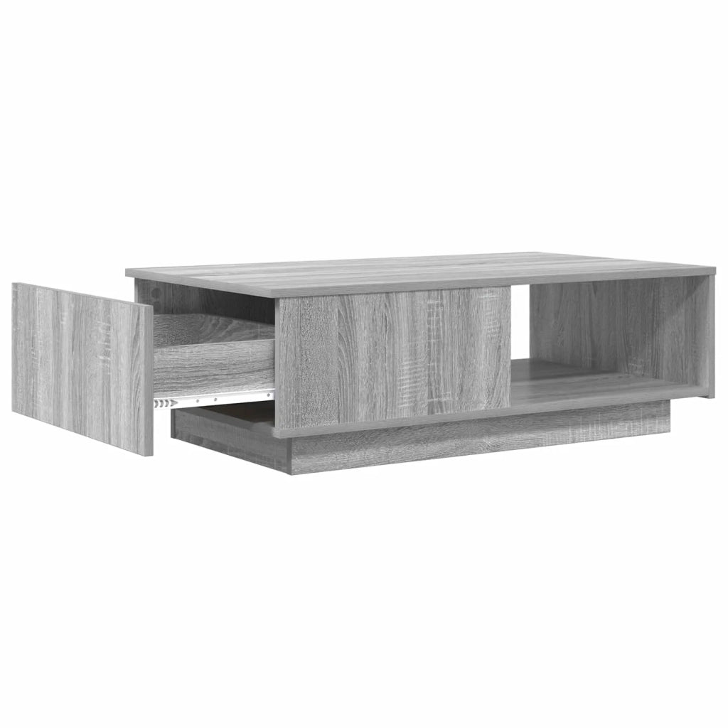 Tavolino da salotto | Tavolino da caff¨¨ | Tavolino da Soggiorno con cassetto Grigio Sonoma 95 x 55 x 31 cm
